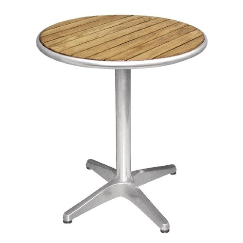 TAFEL KANTELBAAR ROND ESSEN BLAD DIAM. 60CM.