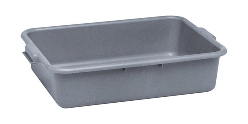 DÉGAGEMENT PLATEAU DIM. 55.5X41CM. HGT. 13CM. PLASTIQUE COULEUR GRIS