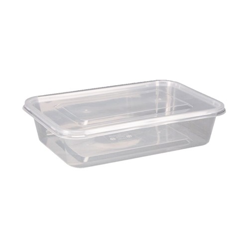 PLATEAU MICRO-ONDES EN PLASTIQUE CONT. 65CL. SET DE 250 PIÈCES