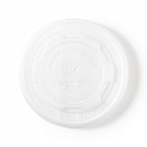 COUVERCLE POUR RÉCIPIENT À SOUPE CARTON BIODÉGRADABLE CONT. 34CL. EN 48CL. JEU DE 500 PIÈCES