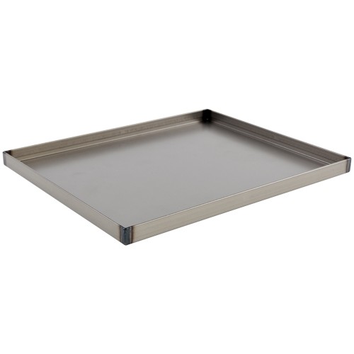 PRESENTATIEPLATEAU 1/2GN AFM. 32,5X26,5X1,2CM. PLAATSTAAL MET FOODSAFE COATING 