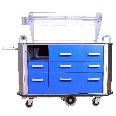 CHARIOT BUFFET A PAIN HOSPITALITY II MAXI COULEUR BLEU