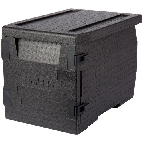 GEÏSOLEERDE VOEDSELCONTAINER AFM. FRONT LOADER EPP300 ZWART (110) CAMBRO