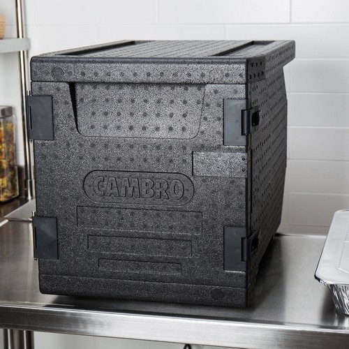 GEÏSOLEERDE VOEDSELCONTAINER AFM. FRONT LOADER EPP300 ZWART (110) CAMBRO