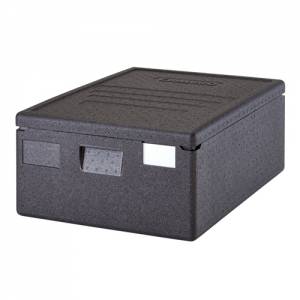 GEÏSOLEERDE TRANSPORTBOX INH. 53 LTR. BOVENLADER EPP4060T200 ZWART (110) CAMBRO