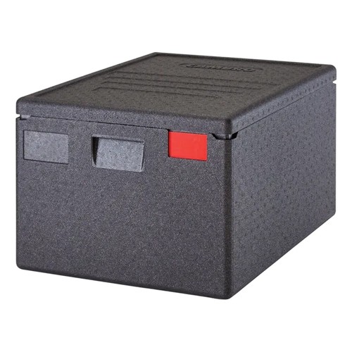 BOÎTE DE TRANSPORT ISOLÉE CONT. 80 litres. CHARGEUR PAR LE HAUT EPP4060T300 NOIR (110) CAMBRO