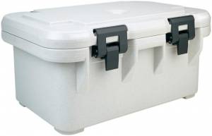 CAMCARRIER UPCS180 VOOR GN 1/1 - 200MM. DIEP AFM. 64X43,5CM. HGT. 30,5CM. KLEUR COFFEE BEIGE CAMBRO