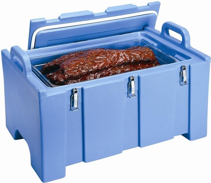 CAMCARRIER MULTIPLE PAN 100MPC DIM. 68X45CM. HGT. 38CM. COULEUR BLEU ARDOISE CAMBRO