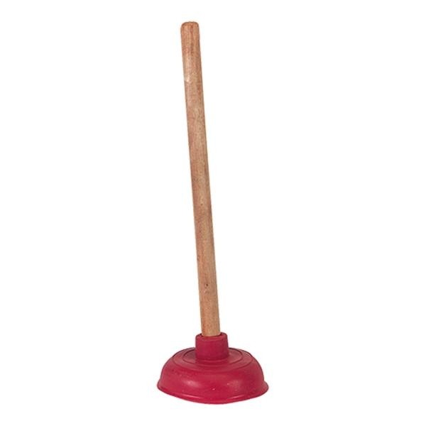 GOOTSTEENONTSTOPPER AFM. 14CM. RUBBER/HOUT