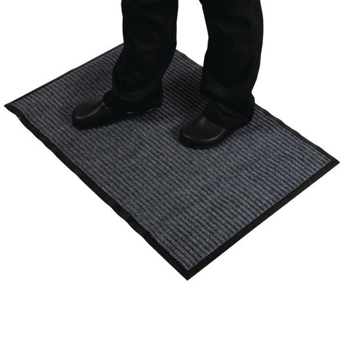 DEURMAT/SCHOONLOOPMAT/DROOGLOOPMAT AFM. 60X90CM. MET ANTI SLIP ONDERZIJDE