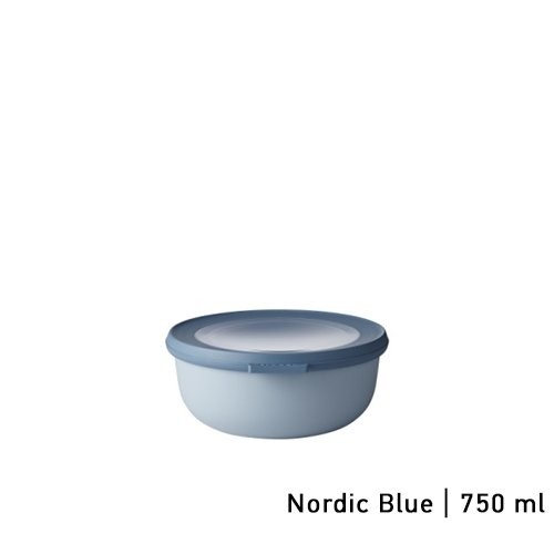 MULTIKOM MET DEKSEL INH. 750ML. KLEUR NORDIC BLUE CIRQULA - MEPAL