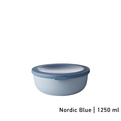 MULTIKOM MET DEKSEL INH. 1250ML. KLEUR NORDIC BLUE CIRQULA - MEPAL