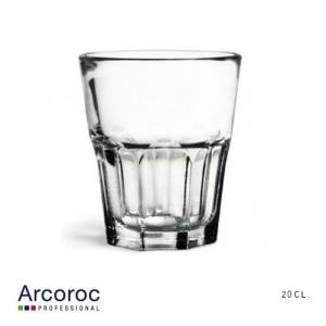 GLAS GRANITY TUMBLER LAAG INH. 20CL. ARCOROC
