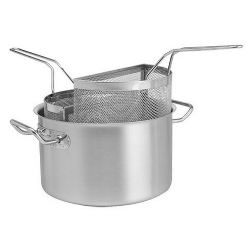 PASTAKOOKPAN INCL. 2 PASTA VERGIETEN DIAM. 24CM/INH. 7 LTR. RVS 18/10