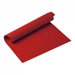 ANTI-AANBAKMAAT 1/1GN. AFM 53X32,5 KLEUR ROOD SILICONFLEX