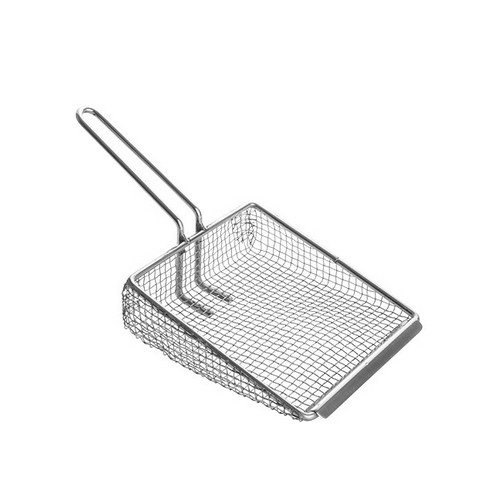 FRITES SCOOP SINGLE MAILLE DIM. 20x17CM. Acier inoxydable 18/8