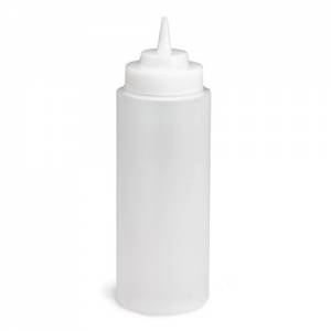 DISTRIBUTEUR DE SAUCE CONT. 25CL. COULEUR PLASTIQUE BLANC