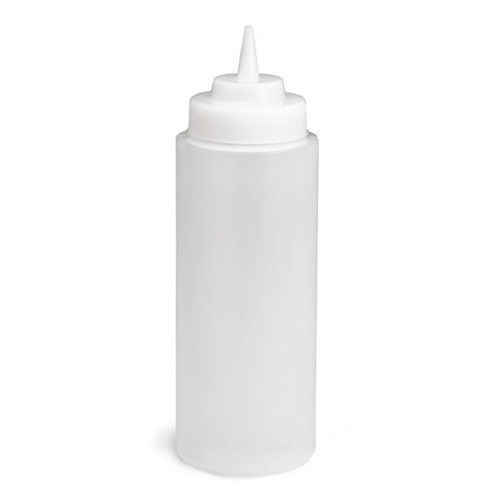 DISTRIBUTEUR DE SAUCE CONT. 35CL. COULEUR PLASTIQUE BLANC