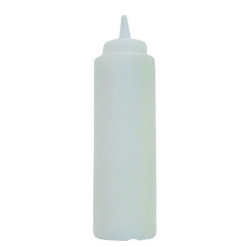 DISTRIBUTEUR DE SAUCE CONT. 70CL. PLASTIQUE BLANC TRANSPARENT DE COULEUR