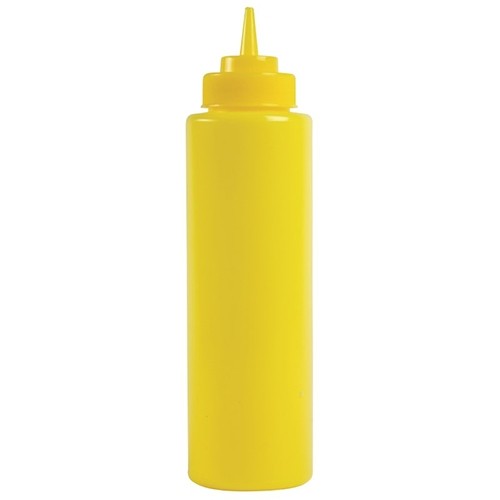 DISTRIBUTEUR DE SAUCE CONT. 34CL. PLASTIQUE COULEUR JAUNE