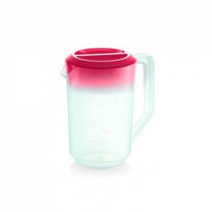 TASSE DE MESURE AVEC COUVERCLE ET DIVISION DE TAILLE CONT. 1.8LTR. PLASTIQUE ROUGE