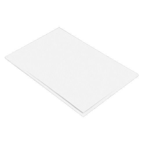 SNIJPLANK HACCP KLEUR WIT AFM. 50X30CM. KUNSTSTOF ZONDER GEUL PRO-COOKING