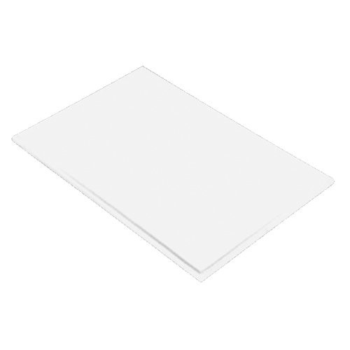 PLANCHE A DECOUPER COULEUR HACCP BLANC DIM. 60X35CM. PLASTIQUE SANS TRANCHÉE PRO-COOKING