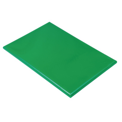 PLANCHE A DECOUPER HACCP COULEUR VERT DIMENSIONS 50X30CM. PLASTIQUE SANS TRANCHÉE PRO-COOKING