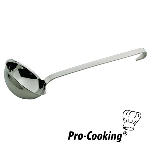 OPSCHEPLEPEL PRO-COOKING RVS DIAM. 10CM. LENGTE 26CM. INH. 0,23L.