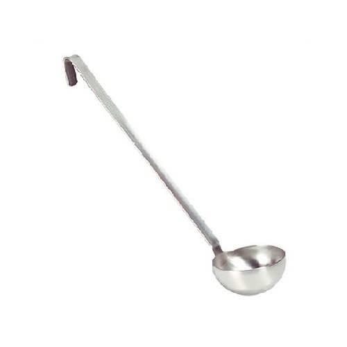 CUILLÈRE DE SERVICE DIAM. 9CM./LONGUEUR 42CM./INH. 0.20L. ACIER INOXYDABLE 18/10 SANS SOUDURE