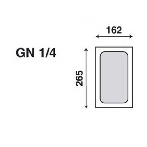 GASTRONORMBAK UTZ GN 1/4-150, POLYPROPYLEEN