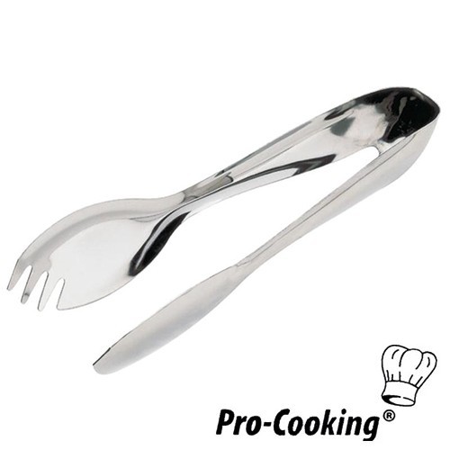 TANG 21CM. PRO-COOKING LEPEL/VORK RVS 18/0