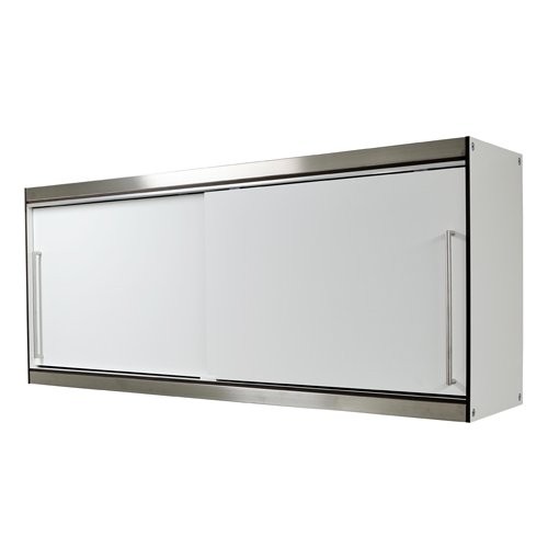 KEUKEN-WANDKAST WK-6 MET SCHUIFDEUREN VOLKERN AFM. 129X36CM. HG. 61CM.