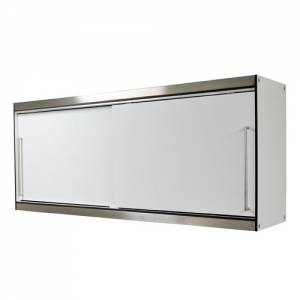 KEUKEN-WANDKAST WK-6 MET SCHUIFDEUREN VOLKERN AFM. 129X36CM. HG. 61CM.