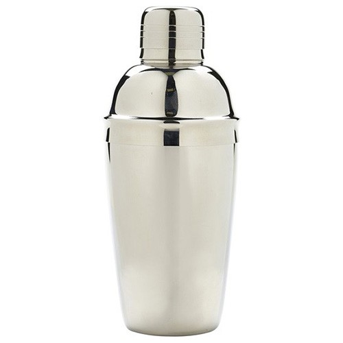 COCKTAILSHAKER COBBLER INH. 500ML. ROESTVRIJSTAAL KLEUR RVS