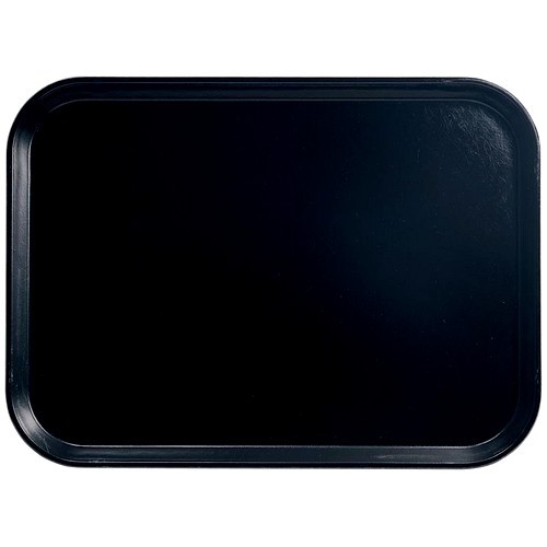 PLATEAU 'CAMTRAY' 1/2 GN DIM. 32.5X26.5CM. COULEUR 110 NOIR/ NOIR CAMBRO