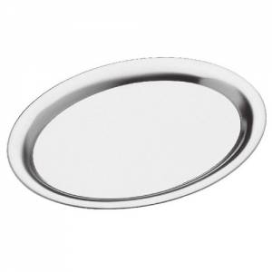 PLATEAU OVALE INOX 18/8 DIM. 20X15CM. Accessoires café et thé