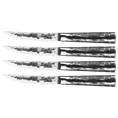 COUTEAUX A STEAK SET 4 PIECES INTENSE FORGE Á 4 PIECES LAGUIOLE STYLE DE VIE