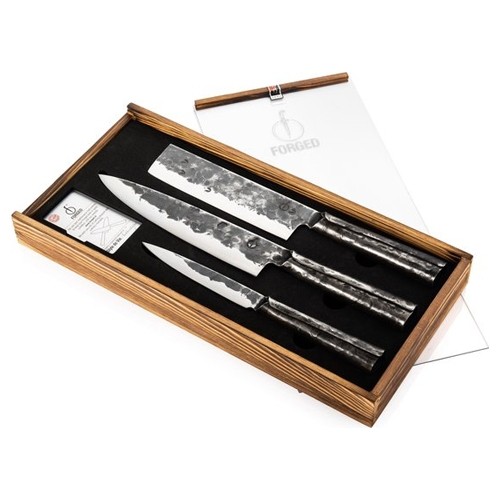 COFFRET 3 PIECES FORGE BRUTE Á 3 PIECES LAGUIOLE STYLE DE VIE