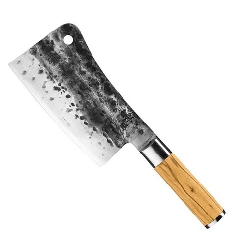 CUTTER ASIATIQUE DIM. 17,5 cm. LAGUIOLE INOX FORGE OLIVE STYLE DE VIE