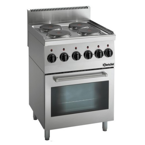 CUISINIÈRE ÉLECTRO 4 FEUX SÉRIE 600, B600 BARTSCHER