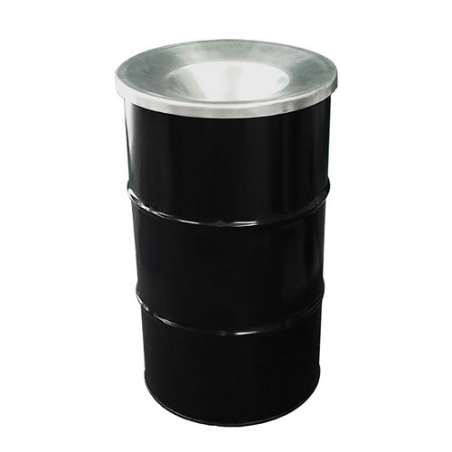 THE BINBIN MET VLAMVERTRAGEND DEKSEL INH. 120LTR. ZWART