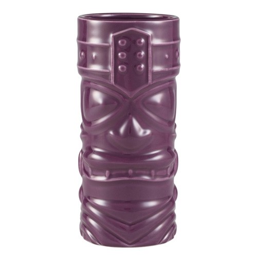 TIKI BEKER PAARS INH. 40CL. DIAM. 7,5CM. 