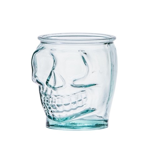 HAPPY SKULL COCKTAILGLAS INH. 40CL. DIAM. 10CM. 