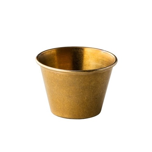 RAMEKIN DIAM. 8,2CM. INH. 150ML. VINTAGE RVS GOUD