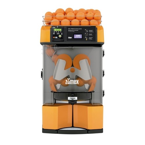 SINAASAPPELPERS VERSATILE PRO CASHLESS STANDAARD 220-240V/380W KUNSTSTOF KLEUR ORANJE ZUMEX