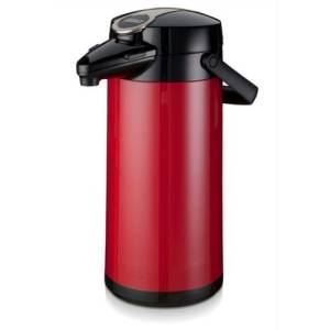 BRAVILOR AIRPOT EN VERRE POT D'INTÉRIEUR COULEUR ROUGE CONT. 2,2 litres.