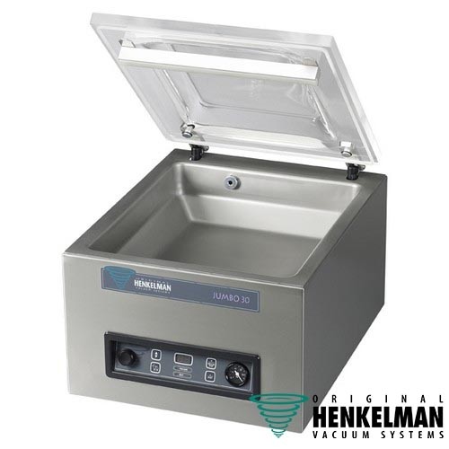 MACHINE D'EMBALLAGE SOUS VIDE JUMBO 30 ACIER INOXYDABLE/MODÈLE DE TABLE, DIM. 45X52.5X37CM. PUISSANCE 230V-1-50Hz/0.40kW