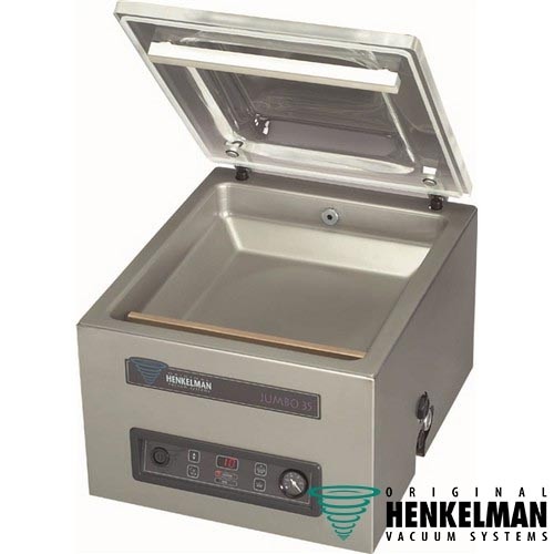 MACHINE D'EMBALLAGE SOUS VIDE JUMBO 35 ACIER INOXYDABLE/MODÈLE DE TABLE, DIM. 45X52.5X38.5CM. PUISSANCE 230V-1-50Hz/0.55kW