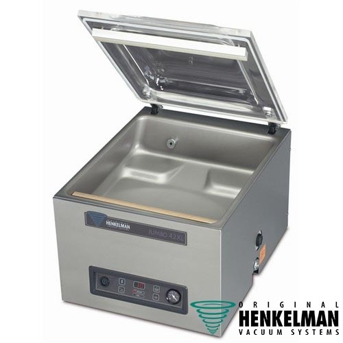 MACHINE D'EMBALLAGE SOUS VIDE JUMBO 42XL ACIER INOXYDABLE/MODÈLE DE TABLE, DIM. 48X61X47CM. PUISSANCE 230V-1-50Hz/0.55kW